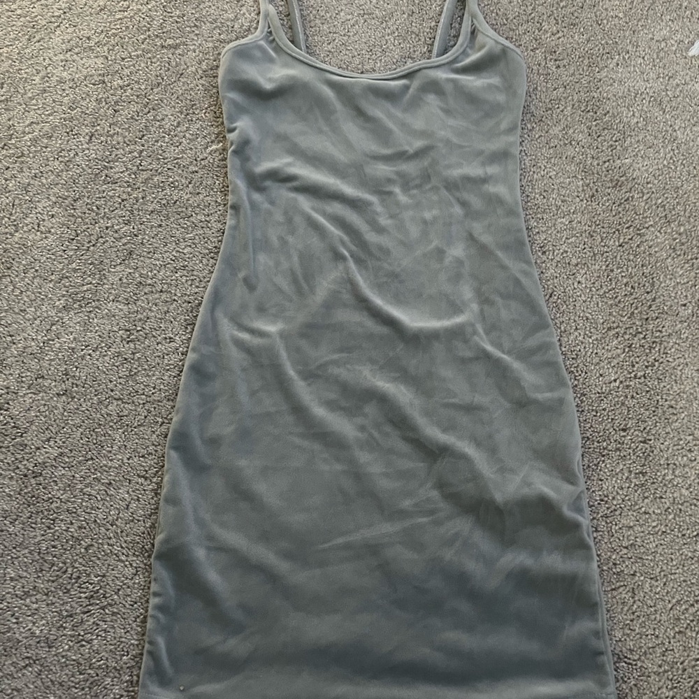 PrettyLittleThing Soft Gray Dress